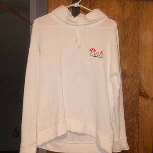 VS pink cowl neck pullover